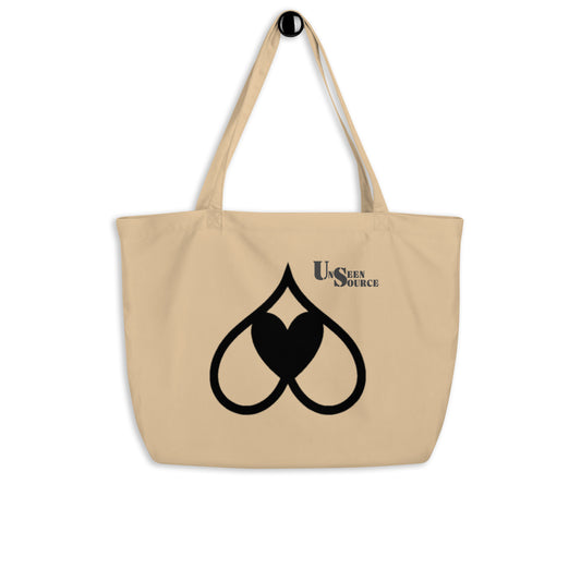 Large organic tote bag